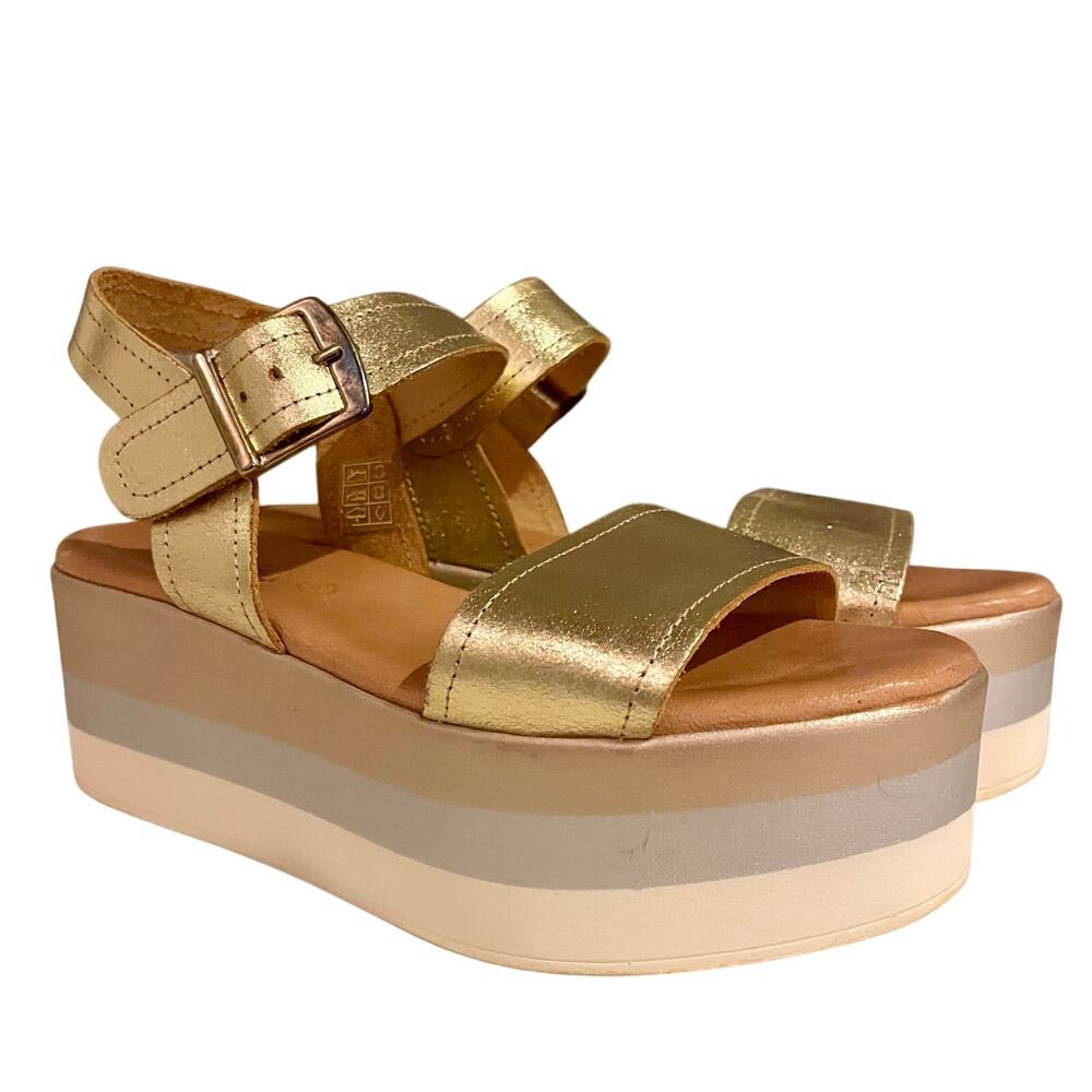 Eurostudio Flex Made in Spain Platform Sandals EU 38 US 8